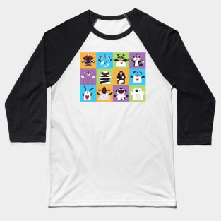 Happy animals Baseball T-Shirt